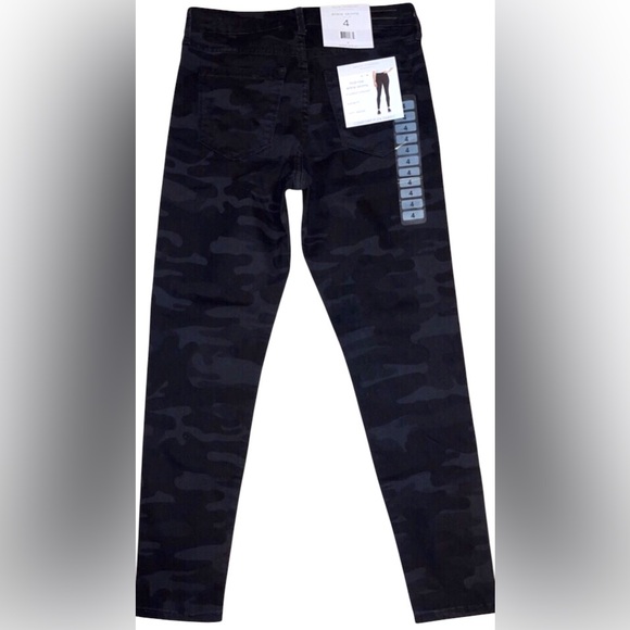 Sanctuary (Social Standard) Black Prosperity Camouflage Ankle Skinny Jeans NWT! - Picture 7 of 12